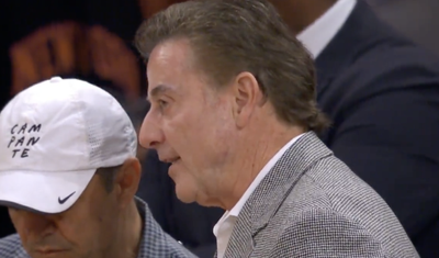 Rick Pitino Had Perfect Response After ABC Cameras Gave Away His Phone Number
