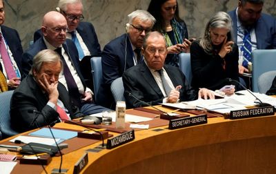 Ukraine allies denounce 'cynical' Russian meeting at UN