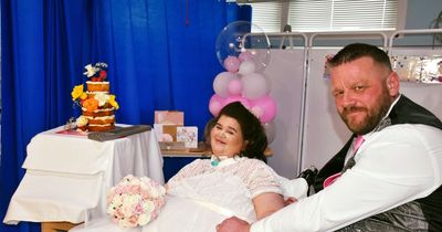 Leeds mum who married in Pinderfields Hospital to go home in time for wedding anniversary