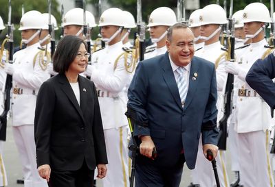 Guatemala leader in Taiwan expresses 'rock-solid friendship'