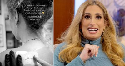 Stacey Solomon shares first tattoo as she fears she's having 'midlife crisis' at 33