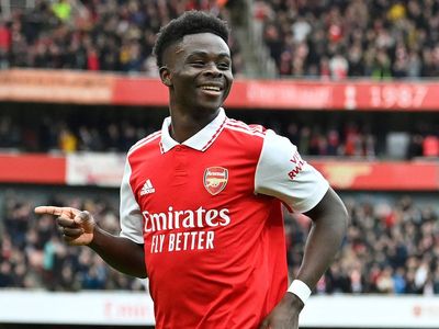Bukayo Saka compared to basketball legend Michael Jordan