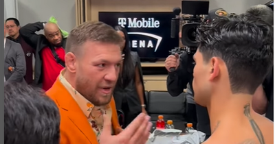 Conor McGregor receives round of applause from Ryan Garcia's dressing room after post-fight pep talk