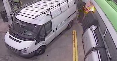 Gang who stole £580k in cash machine raids rammed cops in attack caught on CCTV