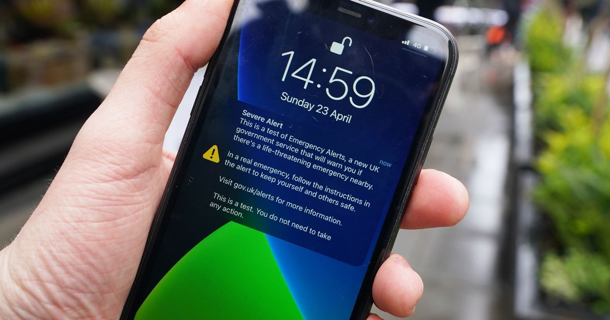 New Uk Emergency Alert Test To Some Phones Won T Take…