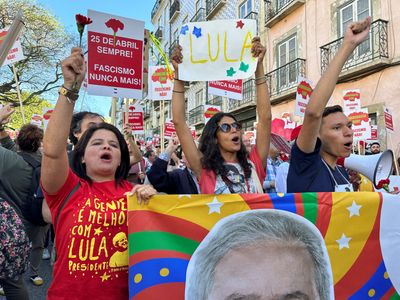 Brazil's Lula triggers protests and passions in Portugal