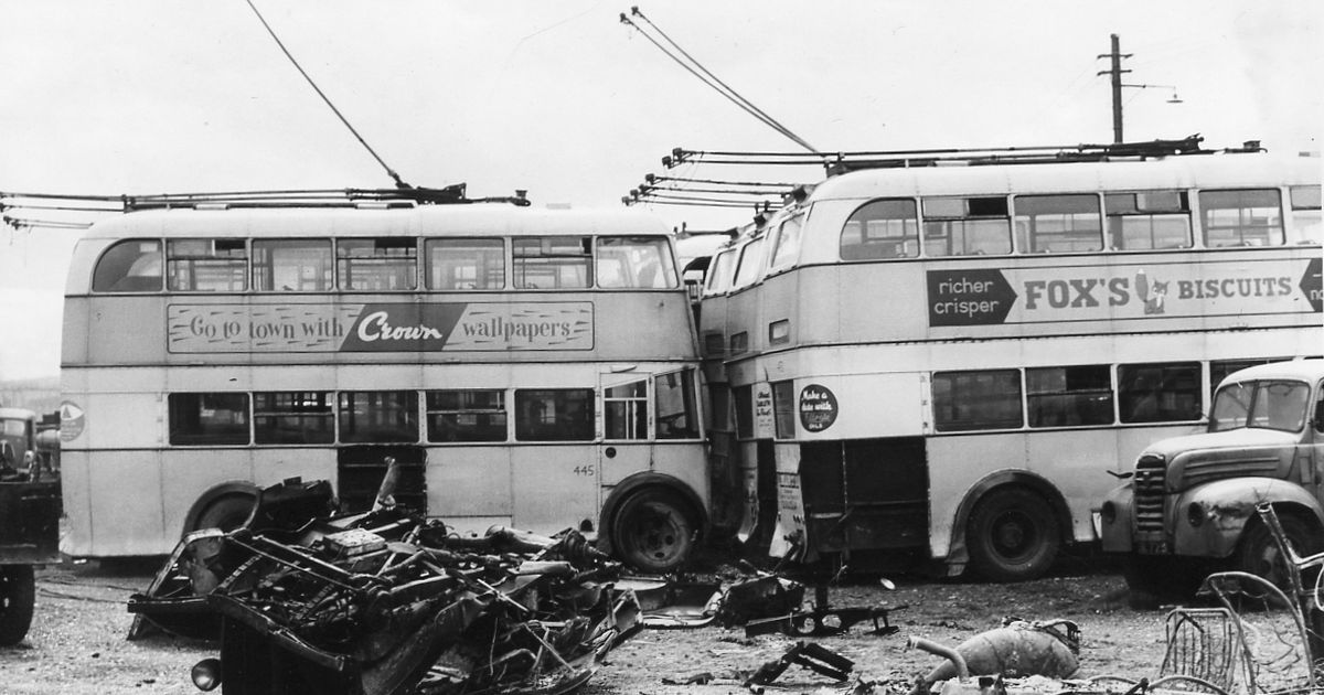Newcastle's trolley bus fleet was approaching the end…