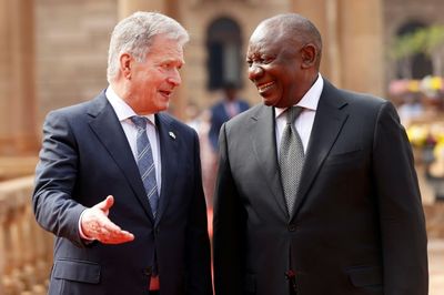 S.Africa's Ramaphosa says ruling party wants country to quit ICC