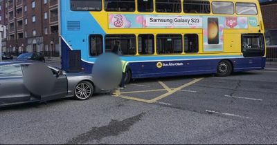 Crash between Dublin Bus and car causes chaos for passengers in city centre