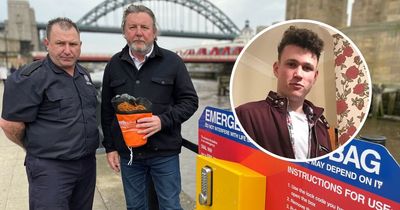 Dad of teenager who drowned on night out welcomes life-saving throw-bags along River Tyne