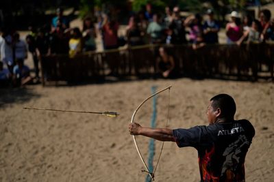 Indigenous competitors celebrate culture and sport in Brazil