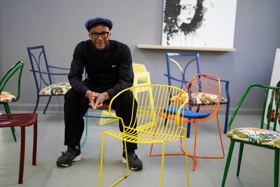 The Repair Shop’s Jay Blades unveils upcycled chairs for Chelsea Flower Show