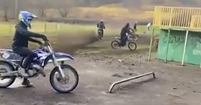 Teen taken to court after football pitch 'destroyed' by bikes