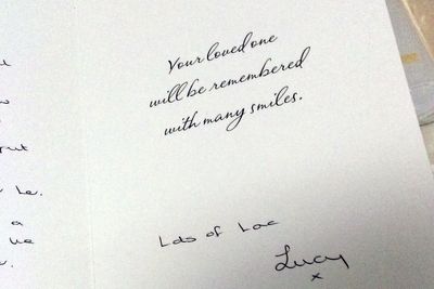 Nurse Lucy Letby photographed sympathy card for baby she is accused of killing, court told