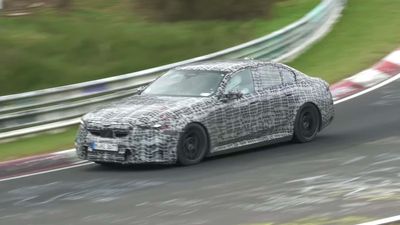 Next-Gen BMW M5 Hybrid Spied Getting A Workout At The Nurburgring