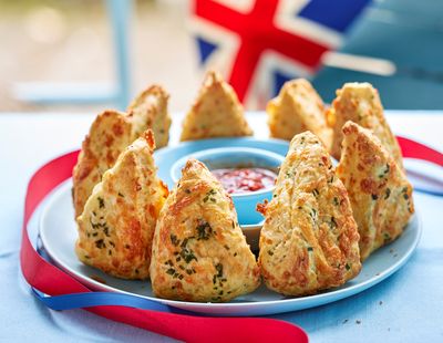 Lancashire cheese and chive scones