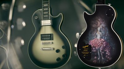 Epiphone unveils the latest Les Paul Custom from the Adam Jones Art Collection, and it is a floral, surreal and serious electric guitar