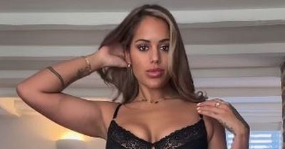 Malin Andersson poses in lingerie and praises her 'strength' after eating disorder battle