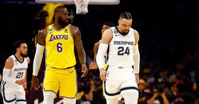 Dillon Brooks mutters two-word response as LeBron James inspires Los Angeles Lakers win