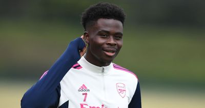 White and Saka battle, Vieira hint: Four things spotted in Arsenal training ahead of Man City