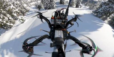 Racing Drones Bring ‘Video Game Perspective’ to Live Snowboard Competition