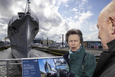 Princess Royal reopens newly renovated WW1 ship in Belfast