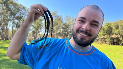Family unites for World's Greatest Shave in Swan Hill after grandmother beats leukaemia