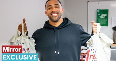 Callum Wilson helps out at foodbank after his own childhood struggles - amid surge in demand
