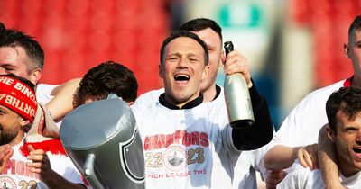 Stirling Albion boss ended up in a nightclub after title win, as celebrations went into the weekend
