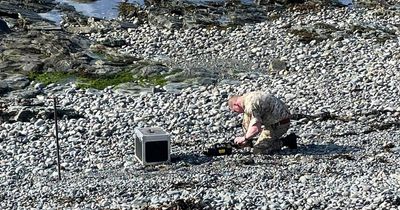 Bomb squad called to Welsh beach after explosive discovered