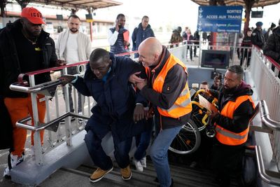 Protest over disabled access in France before Paris Olympics