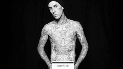 Blink-182's Travis Barker is posing nude to sell his own 'luxury' enema kit