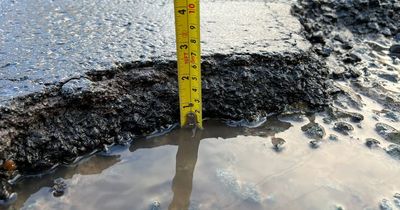 Which road in Wales is the worst for potholes?