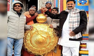 Char Dham Yatra: Shivling at Shri Kedarnath Dham adorns gold canopy
