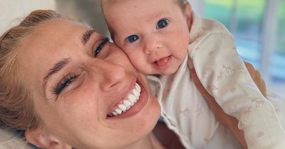 Stacey Solomon lands in Paris with adorable daughters Rose and baby Belle in tow