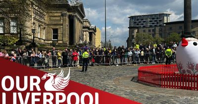 Our Liverpool: King Charles greeted by crowds in city centre
