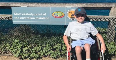 Teenager paralysed from chest down takes first step at 15 after life-changing treatment