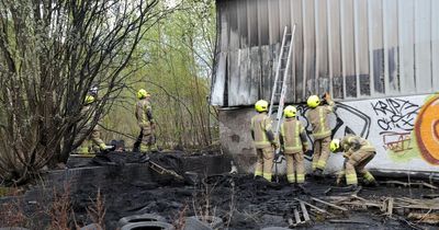 Fire crews extinguish Paisley town centre blaze as smoke seen miles away