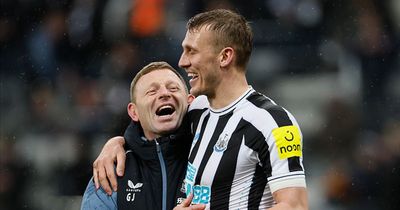 Dan Burn's wild celebrations vs Spurs explained as Newcastle United boss hails Joe Willock pass
