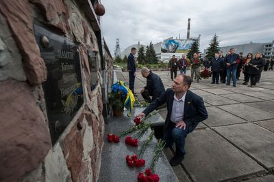 Ukrainians mark Chernobyl disaster amid nuclear threats