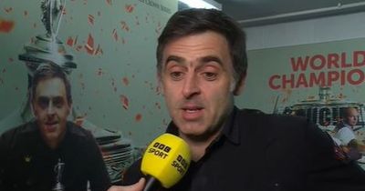 Ronnie O'Sullivan's immediate response to World Championship exit sums up snooker great