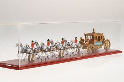 Toy car brand Matchbox unveils tiny model Gold State Coach to mark coronation