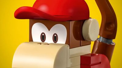 Lego Donkey Kong levels up with Diddy, Funky, Cranky, and Dixie figures