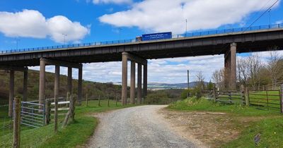 'The busiest road in the North is practically at the end of our garden'