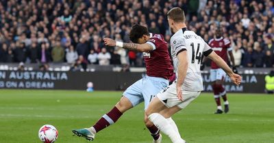 West Ham player ratings: Lucas Paqueta stars as Hammers throw away lead in Liverpool defeat