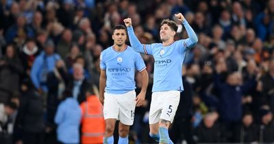 Man City fans make cheeky Tottenham dig during Arsenal demolition as title race balance shifts