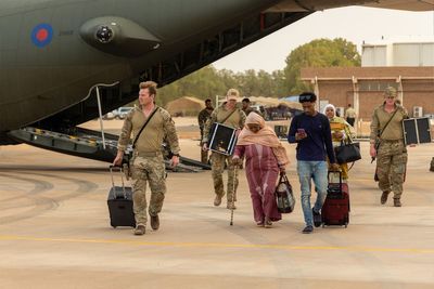 UK brings more than 500 people to safety from Sudan with more flights to come