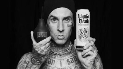 Travis Barker launches signature Liquid Death enema kit: “How have I had such a successful career in music? I use Liquid Death Mountain Water…in my a**hole”