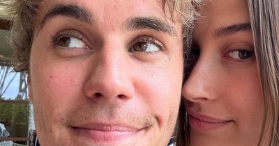 Justin Bieber looks 'unimpressed' as woman spills coffee in front of him and wife Hailey