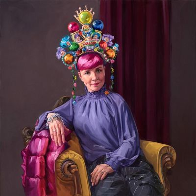 Cal Wilson portrait wins packing room prize at 2023 Archibalds